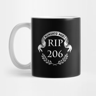 RIP 206 Mug